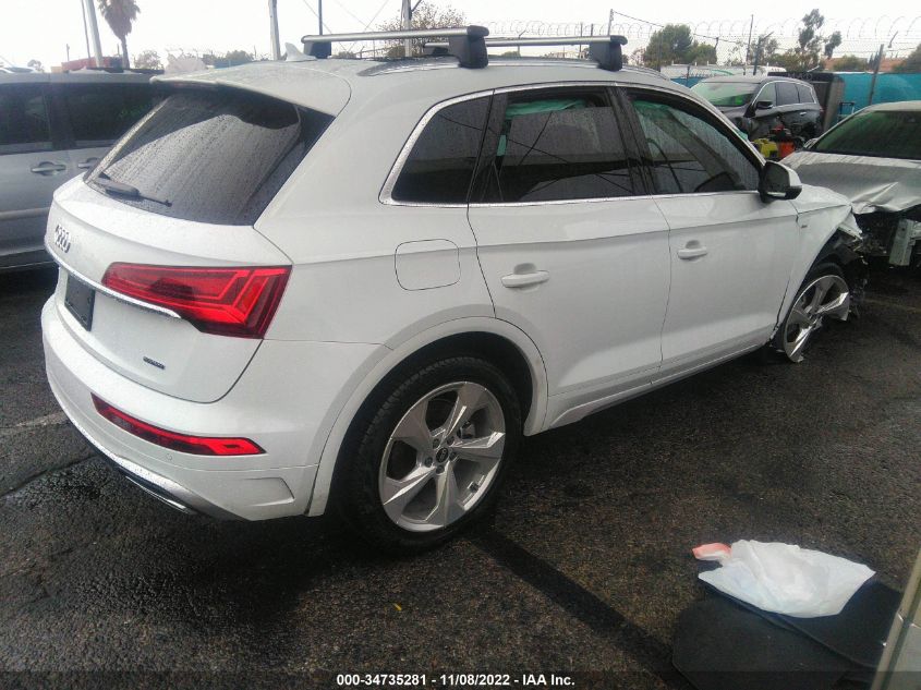 2022 AUDI Q5 S LINE PREMIUM PLUS VIN: WA1EAAFY8N2044615