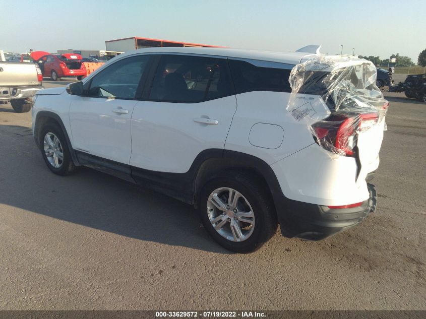 2022 GMC TERRAIN SLE VIN: 3GKALMEV3NL128237