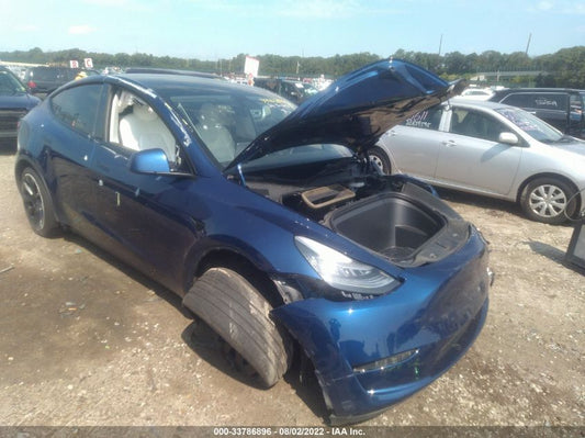 2021 TESLA MODEL Y LONG RANGE VIN: 5YJYGDEE8MF083355