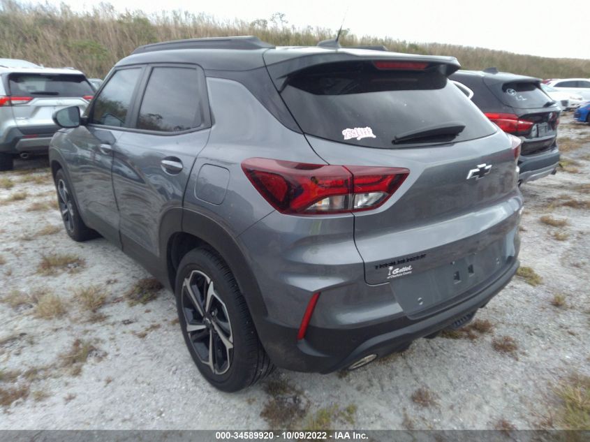 2021 CHEVROLET TRAILBLAZER RS VIN: KL79MTSL3MB173166