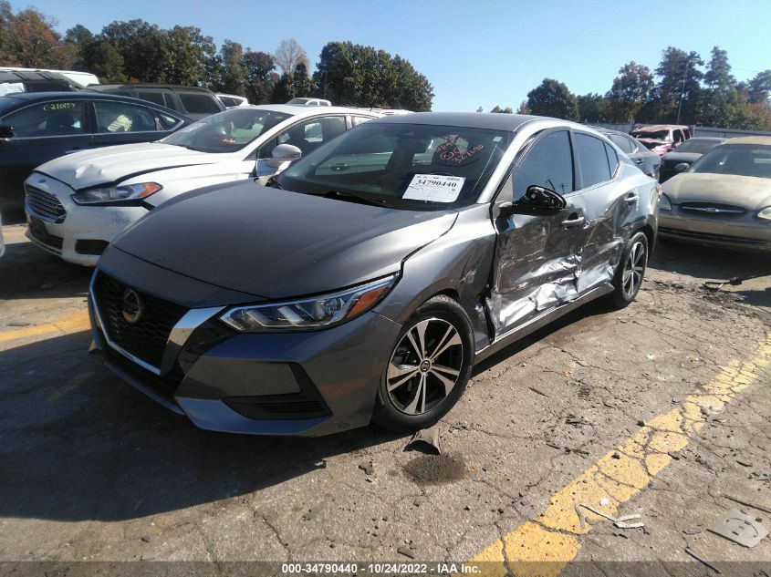 2021 NISSAN SENTRA SV VIN: 3N1AB8CV1MY236871