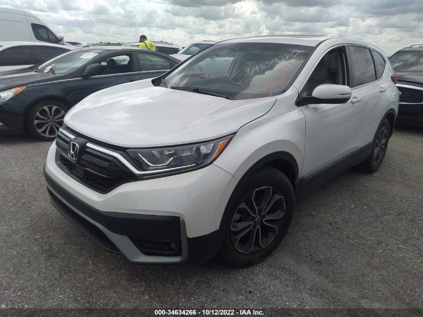 2022 HONDA CR-V EX-L VIN: 5J6RW1H81NA015477