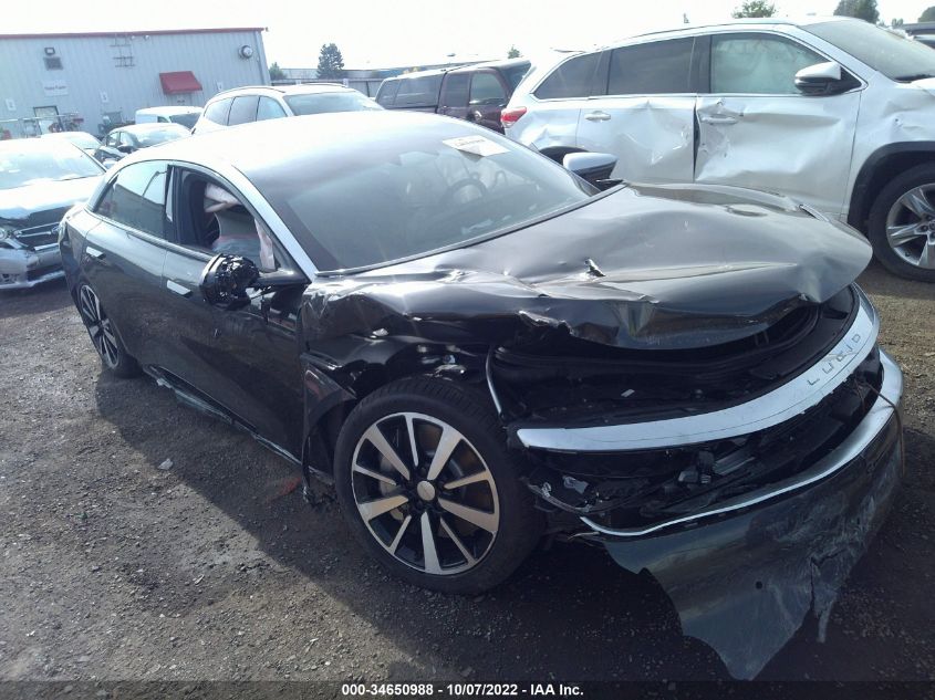 2022 LUCID AIR GRAND TOURING VIN: 50EA1GBA5NA003828