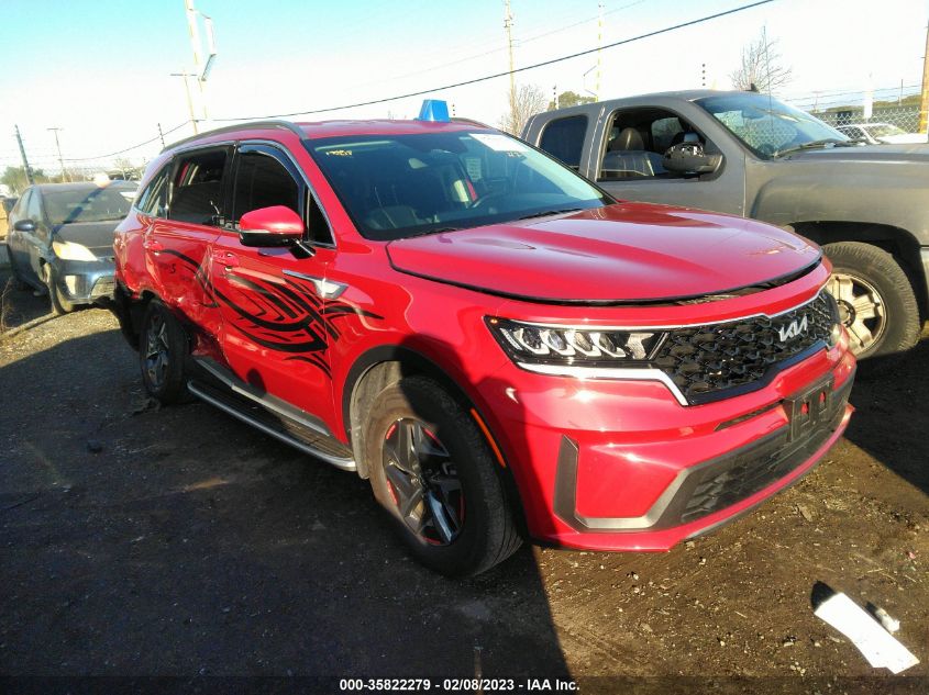 2022 KIA SORENTO HYBRID S VIN: KNDRG4LG0N5086648