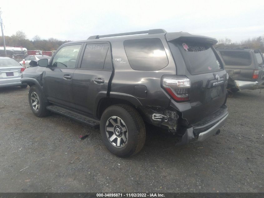 2021 TOYOTA 4RUNNER TRD OFF ROAD PREMIUM VIN: JTERU5JR3M5858850