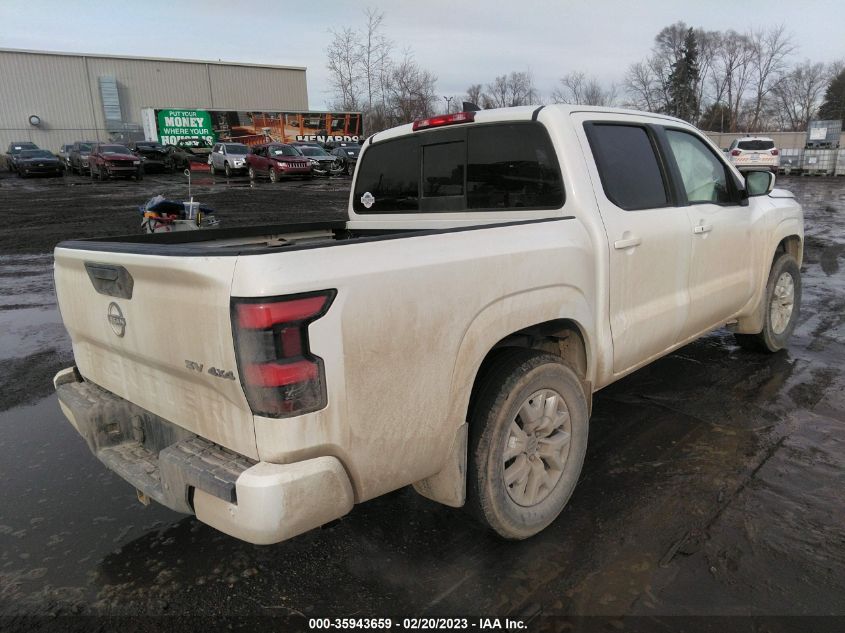 2022 NISSAN FRONTIER SV VIN: 1N6ED1EK3NN610105