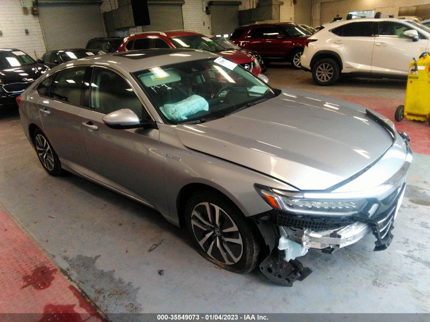 2022 HONDA ACCORD HYBRID EX-L VIN: 1HGCV3F59NA018096