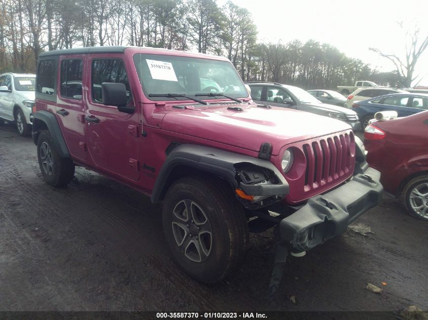 2021 JEEP WRANGLER UNLIMITED SPORT S VIN: 1C4HJXDG6MW861752