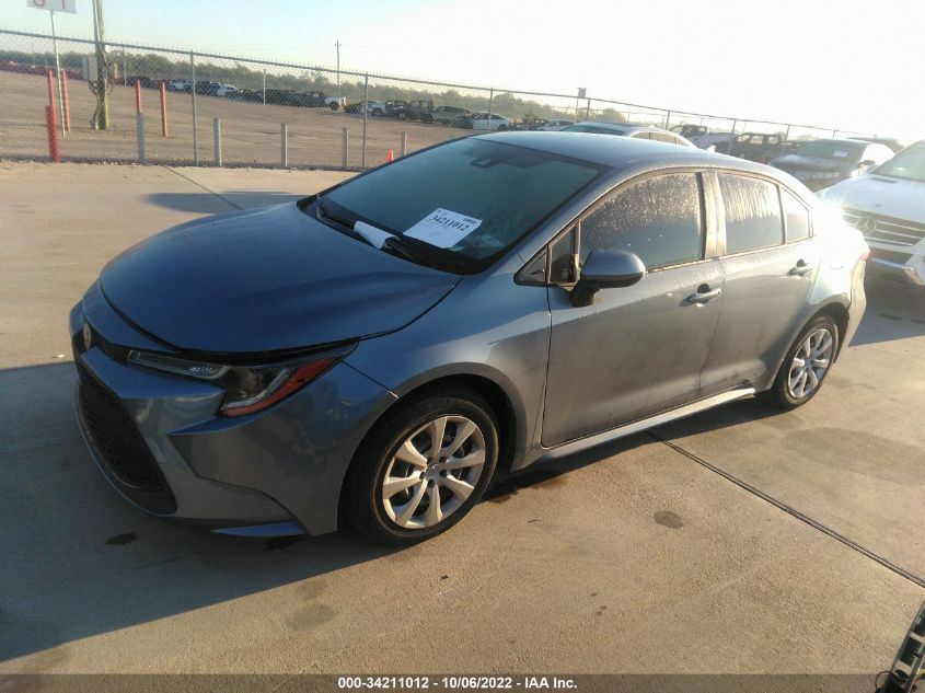 2021 TOYOTA COROLLA LE VIN: JTDEPMAE7MJ190074