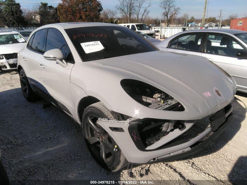 2022 PORSCHE MACAN VIN: WP1AA2A5XNLB07648