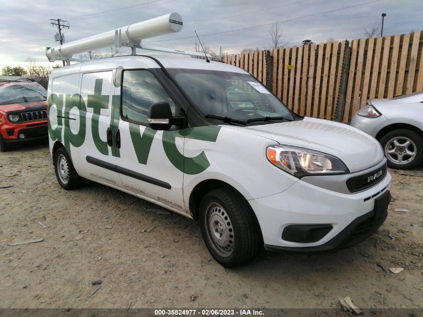 2022 RAM PROMASTER CITY TRADESMAN VIN: ZFB636VP7N6V99657