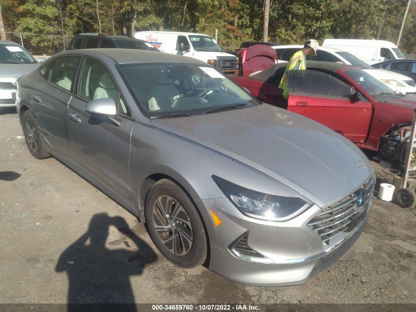 2021 HYUNDAI SONATA HYBRID BLUE VIN: KMHL24JJ2MA026861