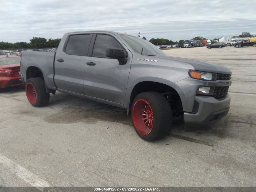 2021 CHEVROLET SILVERADO 1500 CUSTOM VIN: 1GCPWBEK4MZ436421
