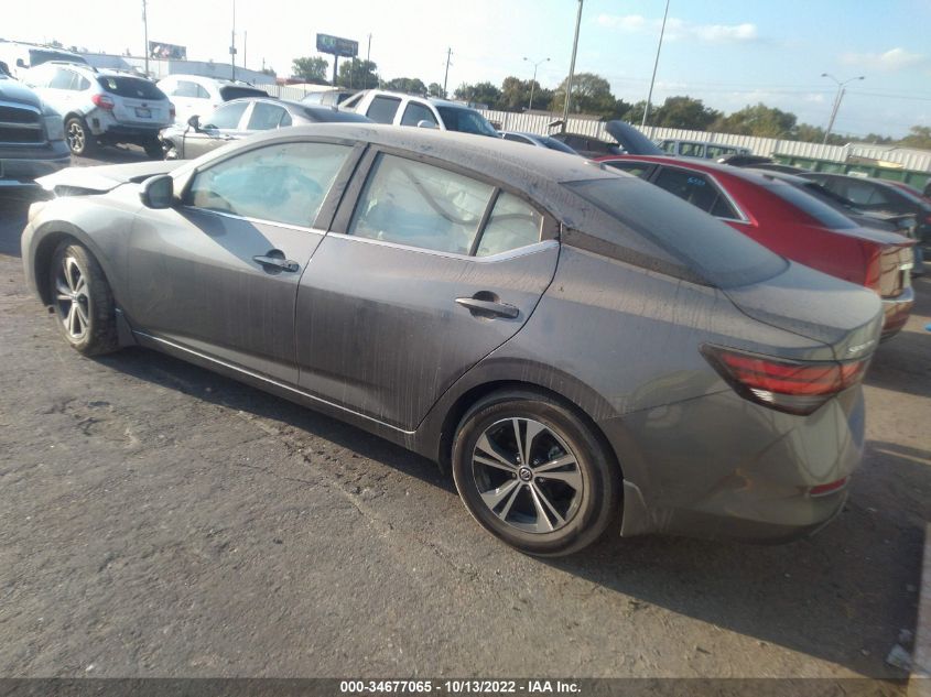 2022 NISSAN SENTRA SV VIN: 3N1AB8CV5NY235742