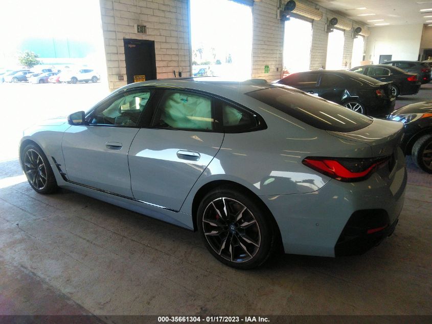 2022 BMW I4 M50 VIN: WBY33AW09NFN17141