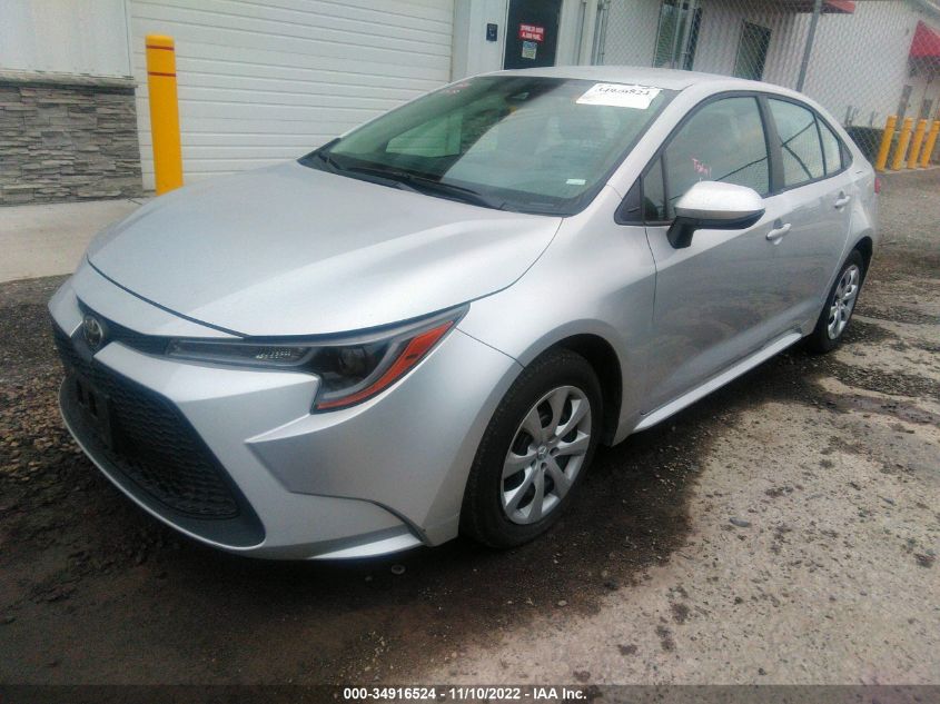 2021 TOYOTA COROLLA LE VIN: 5YFEPMAE6MP190319