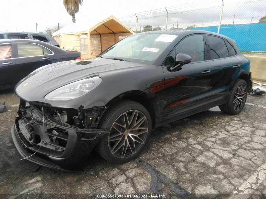 2022 PORSCHE MACAN VIN: WP1AA2A5XNLB01185