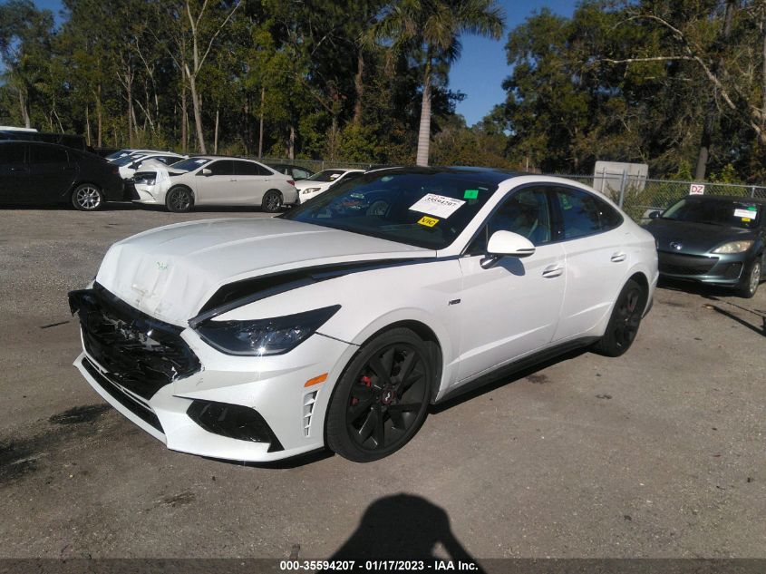 2022 HYUNDAI SONATA N LINE NIGHT EDITION VIN: 5NPEK4JC9NH147797