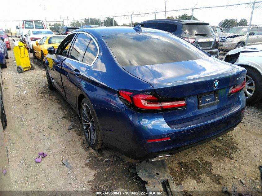 2022 BMW 5 SERIES 530I VIN: WBA53BH02NWX44326