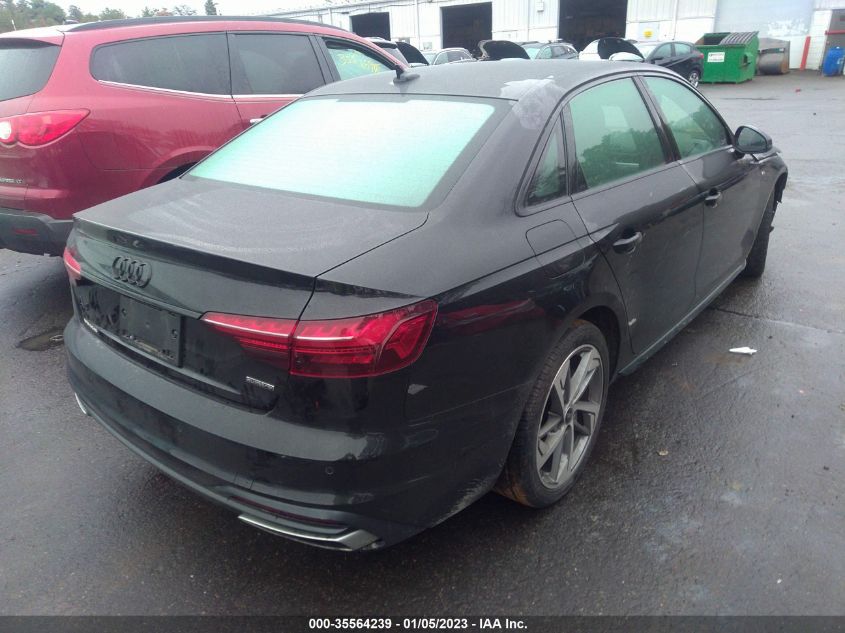 2021 AUDI A4 SEDAN S LINE PREMIUM PLUS VIN: WAUEAAF45MA038999