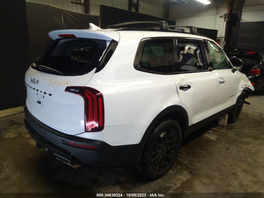 2022 KIA TELLURIDE EX VIN: 5XYP3DHCXNG275940