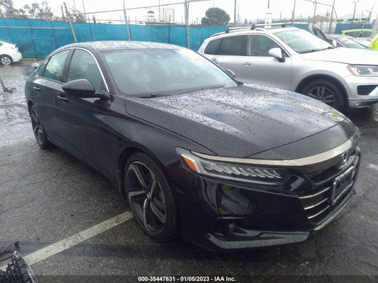 2022 HONDA ACCORD SEDAN SPORT VIN: 1HGCV1F30NA048591