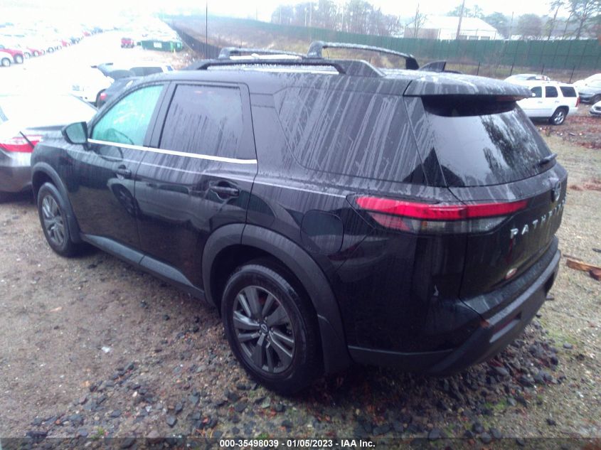 2022 NISSAN PATHFINDER SV VIN: 5N1DR3BCXNC262609