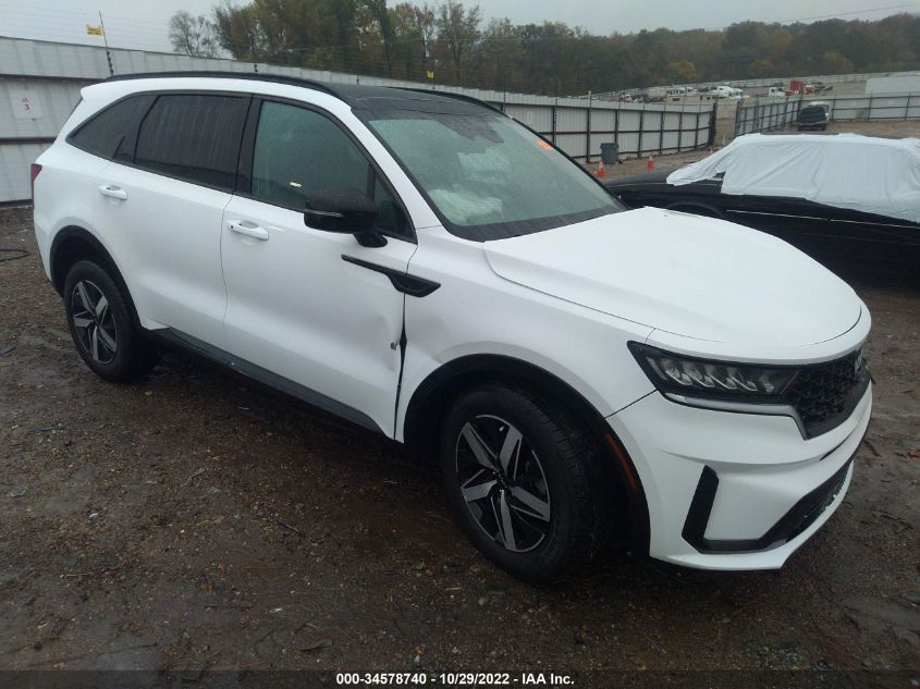 2022 KIA SORENTO EX VIN: 5XYRH4LF6NG143964
