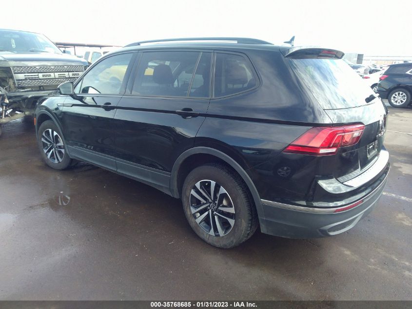 2022 VOLKSWAGEN TIGUAN S VIN: 3VV0B7AX0NM067105