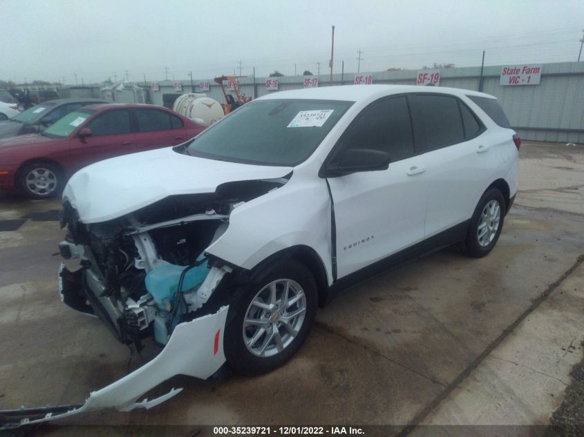 2022 CHEVROLET EQUINOX LS VIN: 3GNAXHEV5NS247122