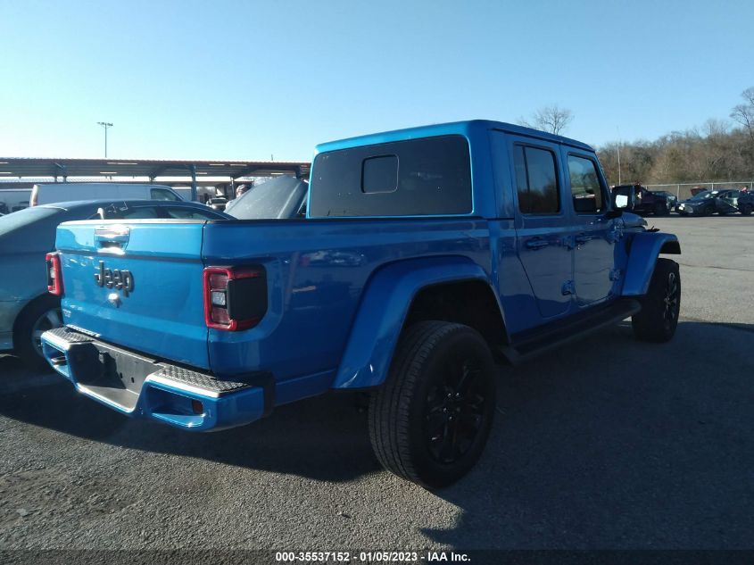 2022 JEEP GLADIATOR HIGH ALTITUDE VIN: 1C6HJTFGXNL166142