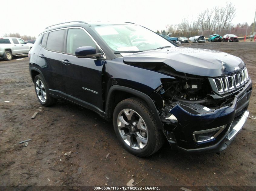 2020 JEEP COMPASS LIMITED VIN: 3C4NJDCBXLT216095