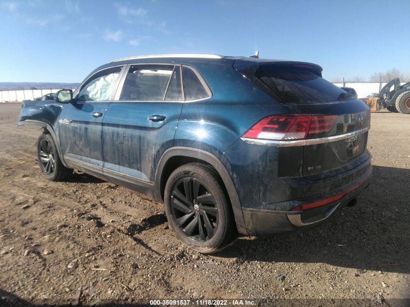 2022 VOLKSWAGEN ATLAS CROSS SPORT 3.6L V6 SE W/TECHNOLOGY VIN: 1V2HE2CA0NC223227