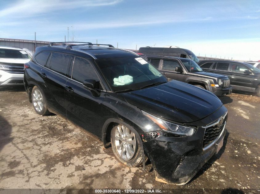 2020 TOYOTA HIGHLANDER LIMITED VIN: 5TDYZRAH5LS021848