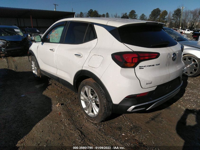 2021 BUICK ENCORE GX PREFERRED VIN: KL4MMCSL9MB085939