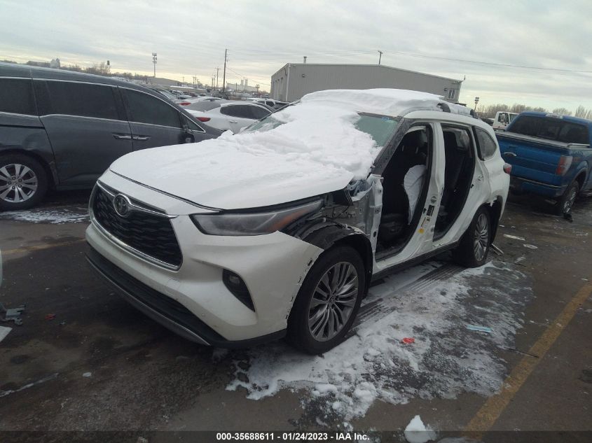 2021 TOYOTA HIGHLANDER PLATINUM VIN: 5TDFZRBH3MS080310