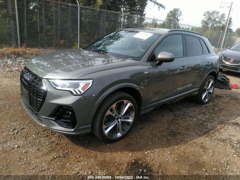 2021 AUDI Q3 S LINE PREMIUM PLUS VIN: WA1EECF36M1029247