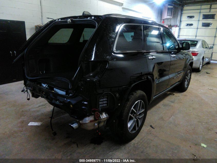 2022 JEEP GRAND CHEROKEE WK LIMITED VIN: 1C4RJFBG0NC123305