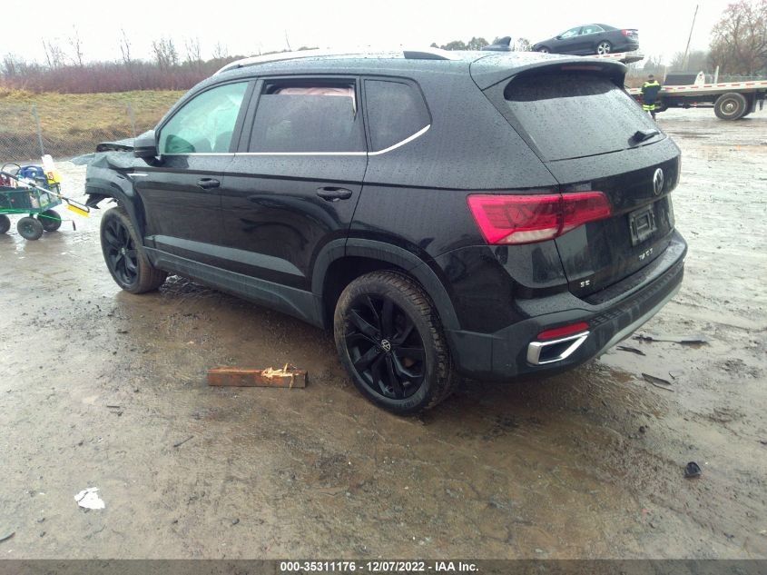 2022 VOLKSWAGEN TAOS SE VIN: 3VVLX7B24NM004056