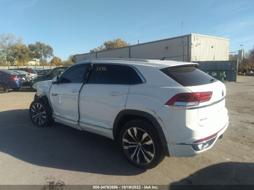 2021 VOLKSWAGEN ATLAS CROSS SPORT 3.6L V6 SEL PREMIUM VIN: 1V2FE2CA3MC220828