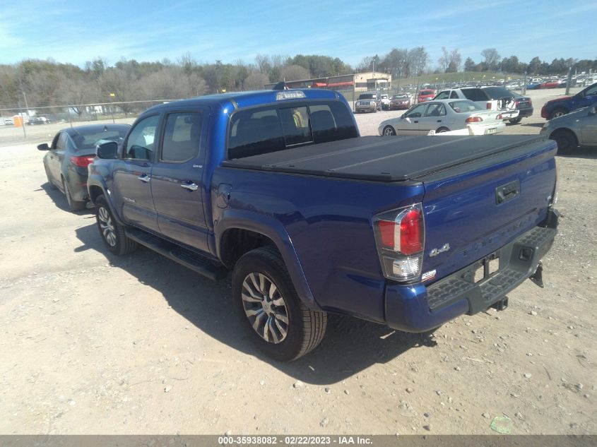 2022 TOYOTA TACOMA 4WD LIMITED VIN: 3TMGZ5AN9NM471998