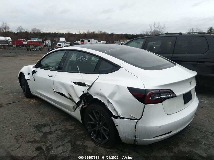 2022 TESLA MODEL 3 LONG RANGE VIN: 5YJ3E1EB5NF118651