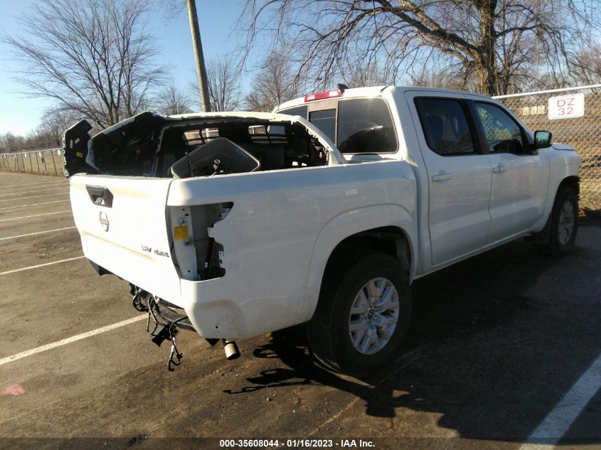 2022 NISSAN FRONTIER SV VIN: 1N6ED1EK8NN693305