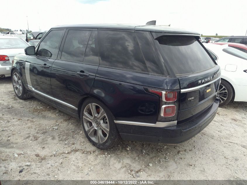 2021 LAND ROVER RANGE ROVER WESTMINSTER VIN: SALGS2RU8MA446903