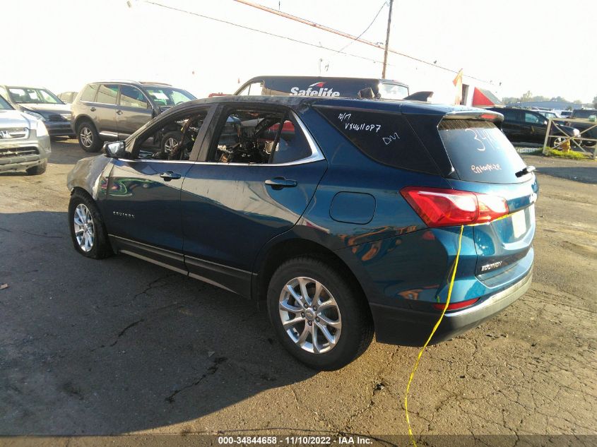 2021 CHEVROLET EQUINOX LT VIN: 2GNAXUEV5M6109134