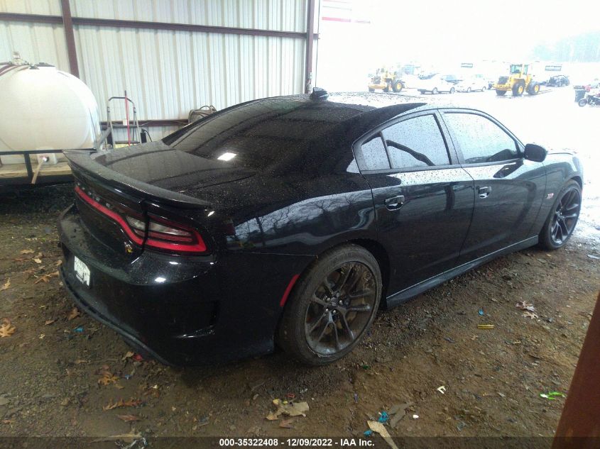 2022 DODGE CHARGER SCAT PACK VIN: 2C3CDXGJ7NH217173
