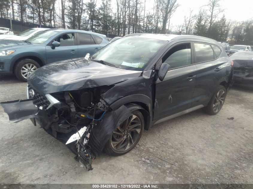 2021 HYUNDAI TUCSON SPORT VIN: KM8J3CAL2MU284554