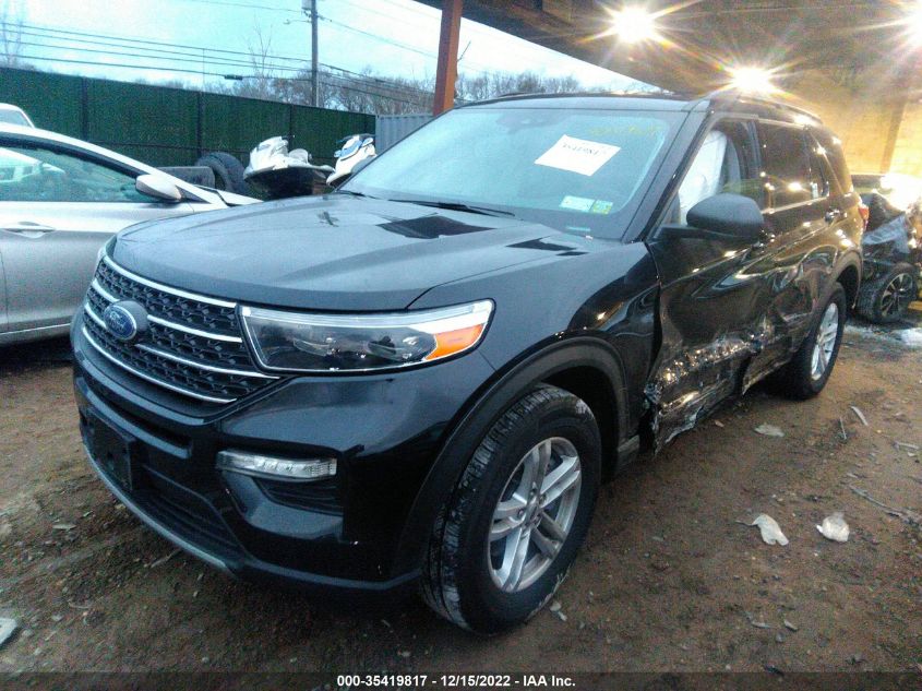 2022 FORD EXPLORER XLT VIN: 1FMSK8DH0NGB40416