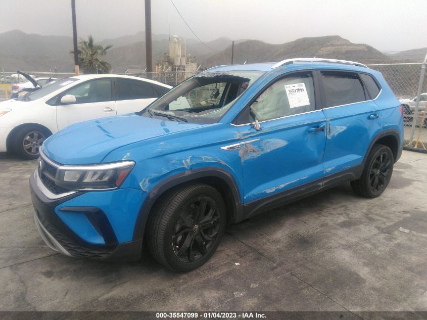 2022 VOLKSWAGEN TAOS SE VIN: 3VVLX7B21NM024359