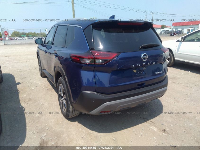 2021 NISSAN ROGUE SV VIN: JN8AT3BB9MW200202